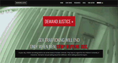 Desktop Screenshot of demandingjustice.org